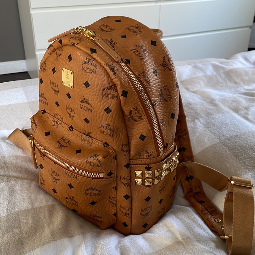 Mcm Stark Side Studs Backpack - image 3